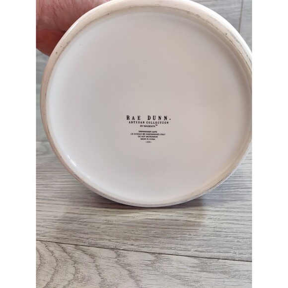 Rae Dunn Happy Hanukkah Canister, Cookie Jar W/ Rubber Seal - Picture 10 of 12